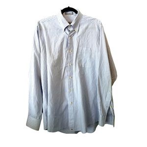 Hathaway men’s dress shirt‎ single needle tailoring Liberty Broadcloth Cotton
